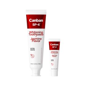 Canban Whitening Toothpaste-Jasmine Flavor-120g (Option: 120g 20g)