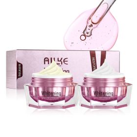 AILKE Face Cream With Hyaluron Scars Whitening Moisturizing Lifting Anti-aging Women Sleeping Dry Korean Bleaching Skin Care (Color: day and night cream)
