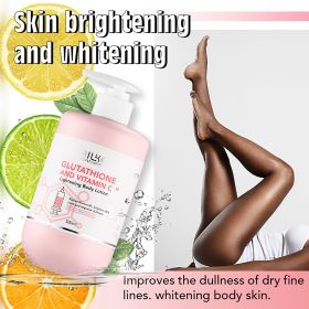 AILKE Whitening Moisturizing Korean Facial And Body Lotion Reduce Melanin Wrinkles Vitamin C Dark Spot Remover Skin Care Cream (Color: Body Lotion)