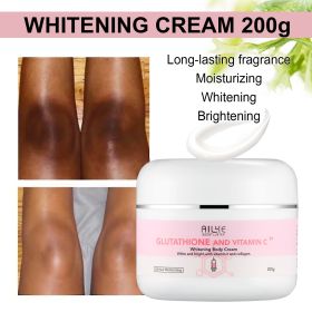 AILKE Whitening Moisturizing Korean Facial And Body Lotion Reduce Melanin Wrinkles Vitamin C Dark Spot Remover Skin Care Cream (Color: Whitening Body Cream)