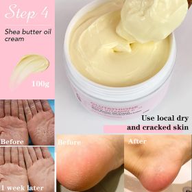 AILKE Whitening Moisturizing Korean Facial And Body Lotion Reduce Melanin Wrinkles Vitamin C Dark Spot Remover Skin Care Cream (Color: Shea Butter Cream)